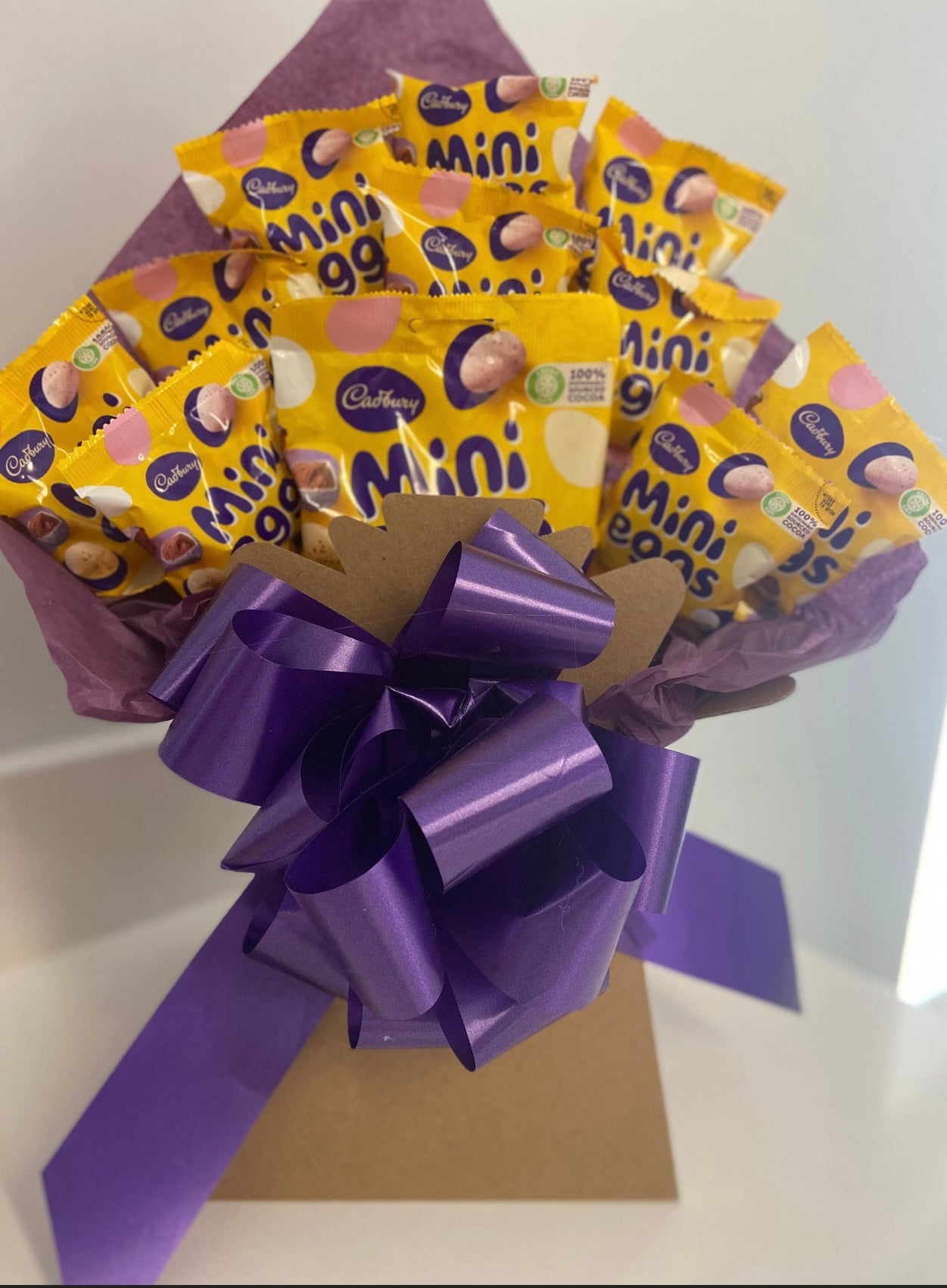 Cadburys mini egg bouquet mini egg hamper