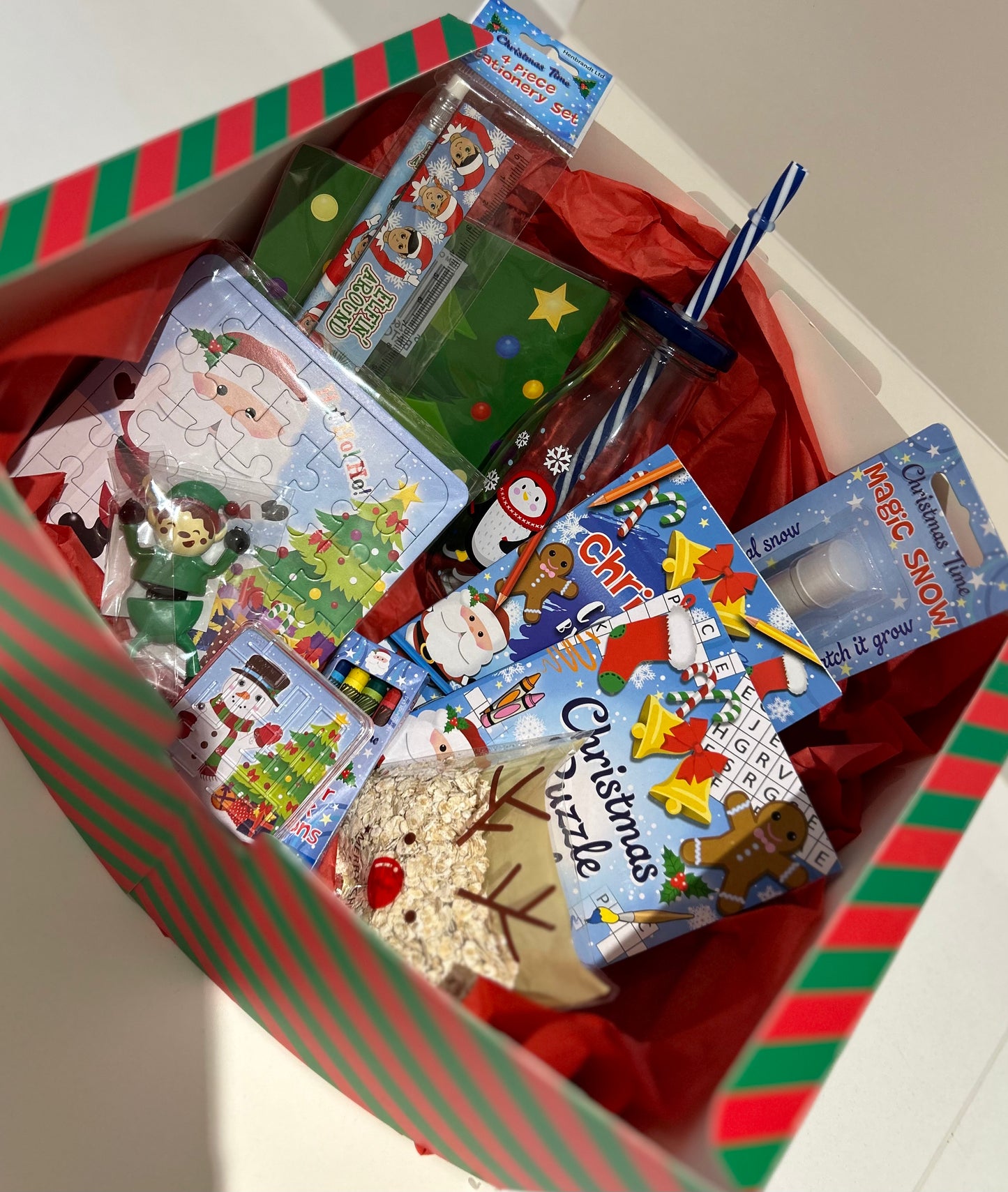 Personalised filled Christmas Eve box