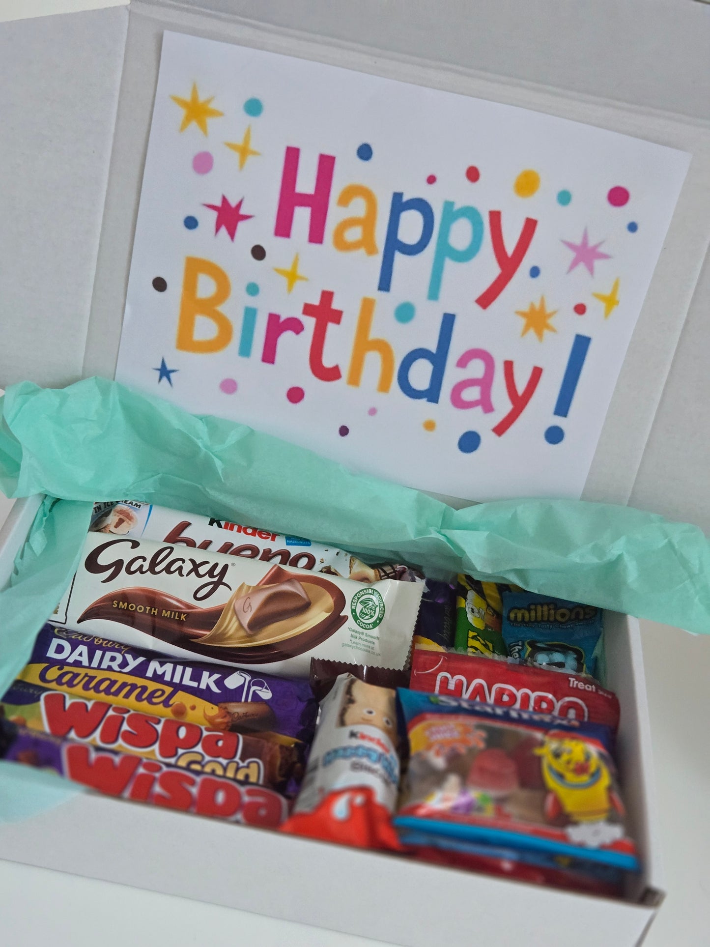 Happy birthday chocolate box sweets hamper