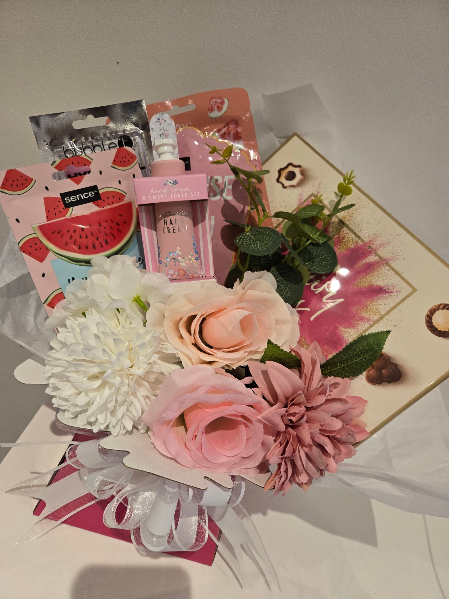 Mothers day chocolate and pamper bouquet