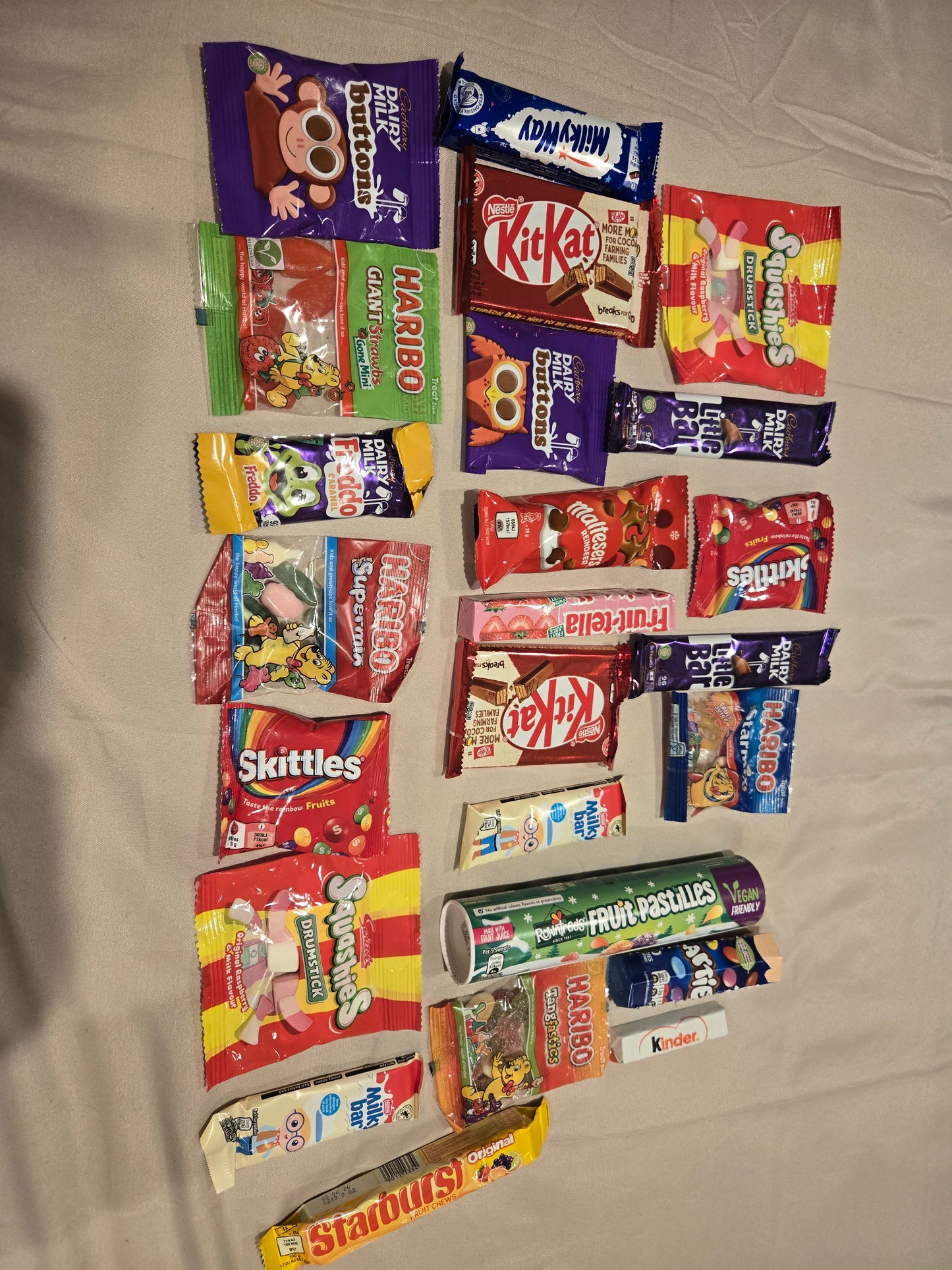 Advent calender filled Chocolate and sweets