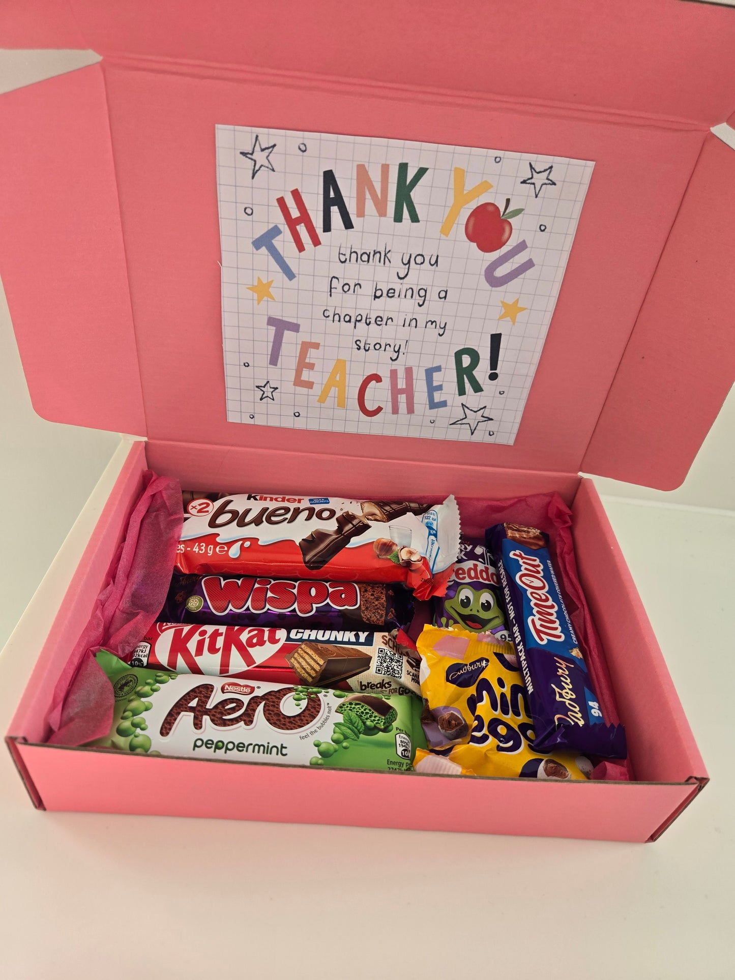 Thankyou teacher chocolate gift box