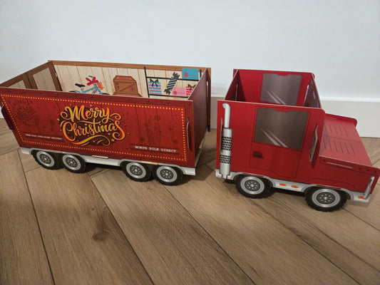 Christmas truck present holder