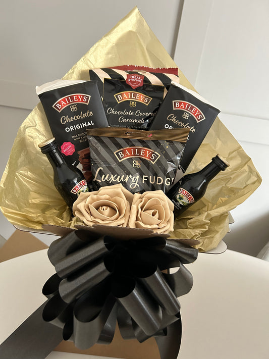 Baileys miniature and baileys chocolate bouquet…baileys gift set