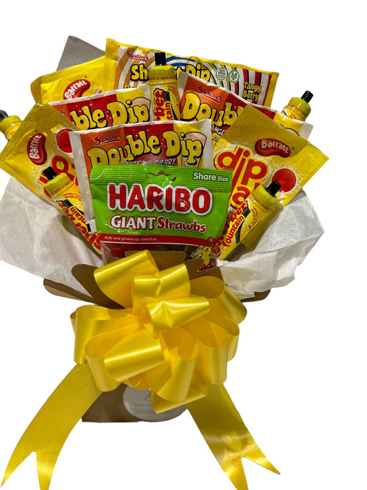 Swizzles sweets hamper with harribo giant strawberries