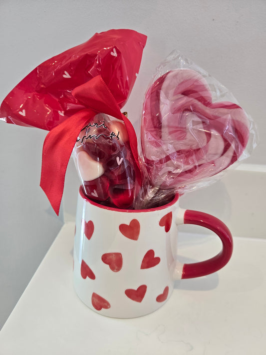 Valentines cup gift set