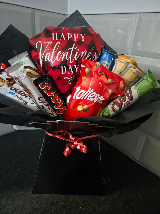Valentines chocolate bouquet