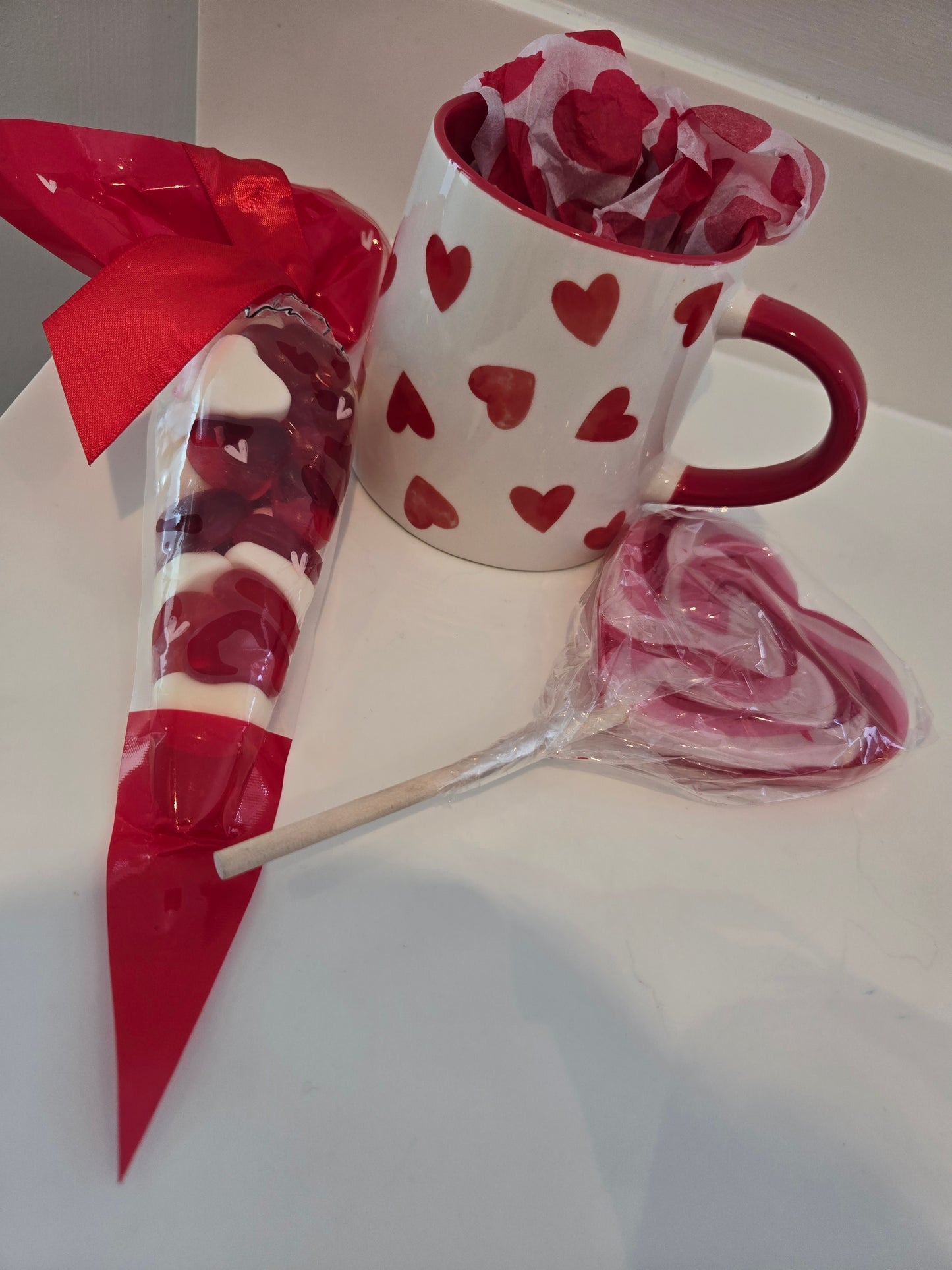 Valentines cup gift set