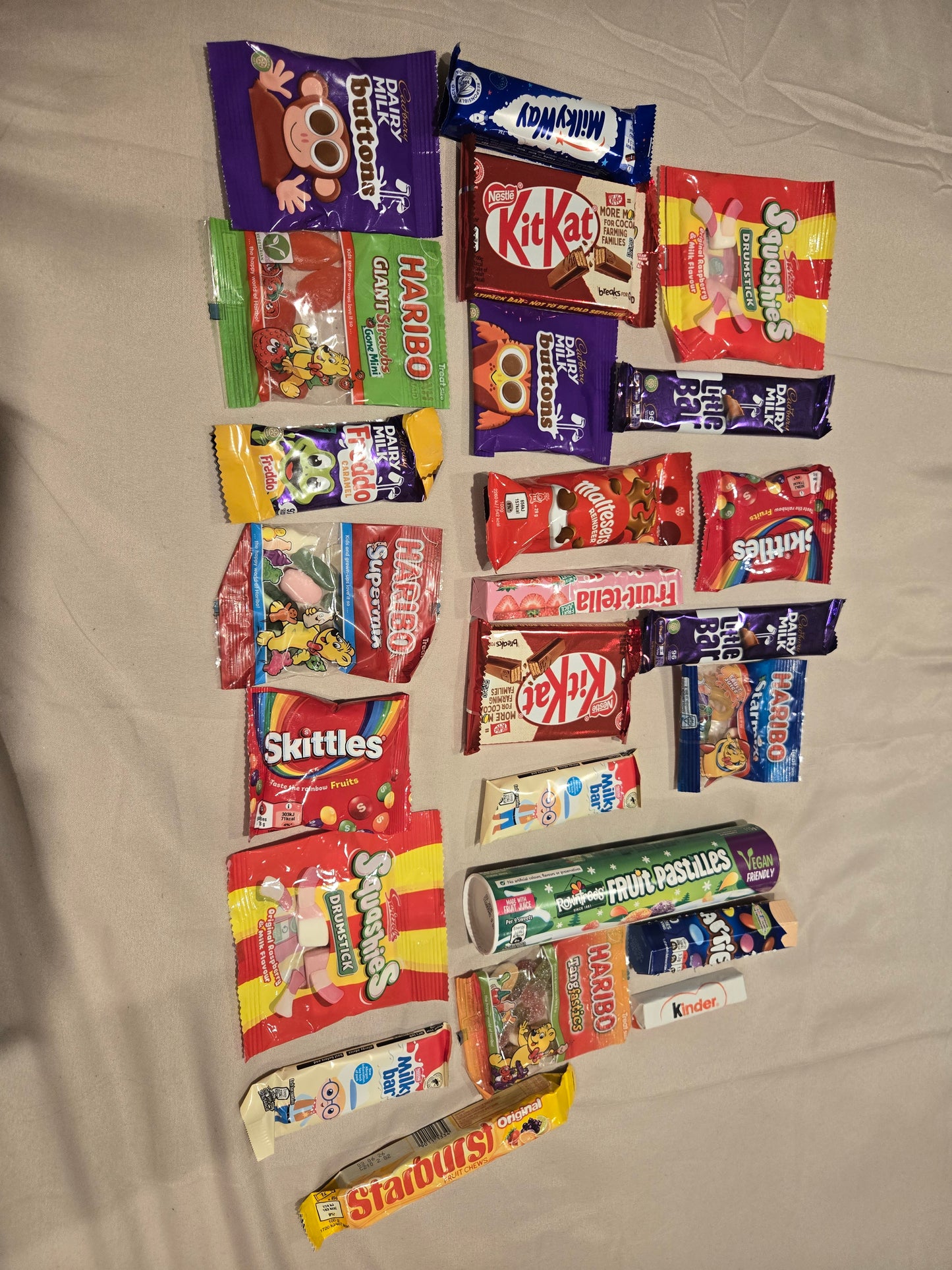 Advent calender filled Chocolate and sweets