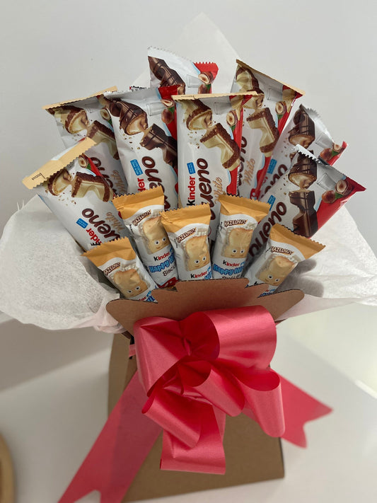 Super filled Luxury Kinder chocolate bouquet