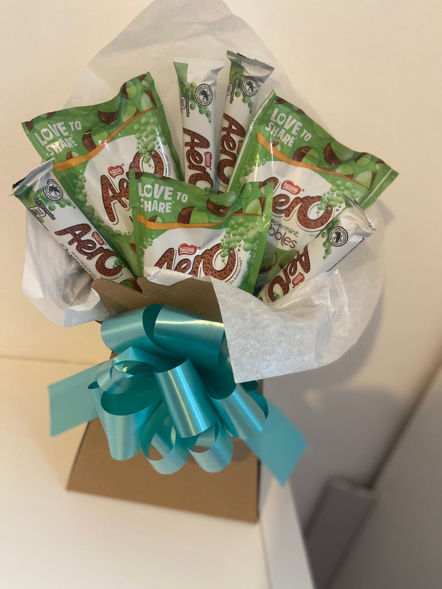 Mint aero bubbles chocolate bouquet aero bouquet aero hamper