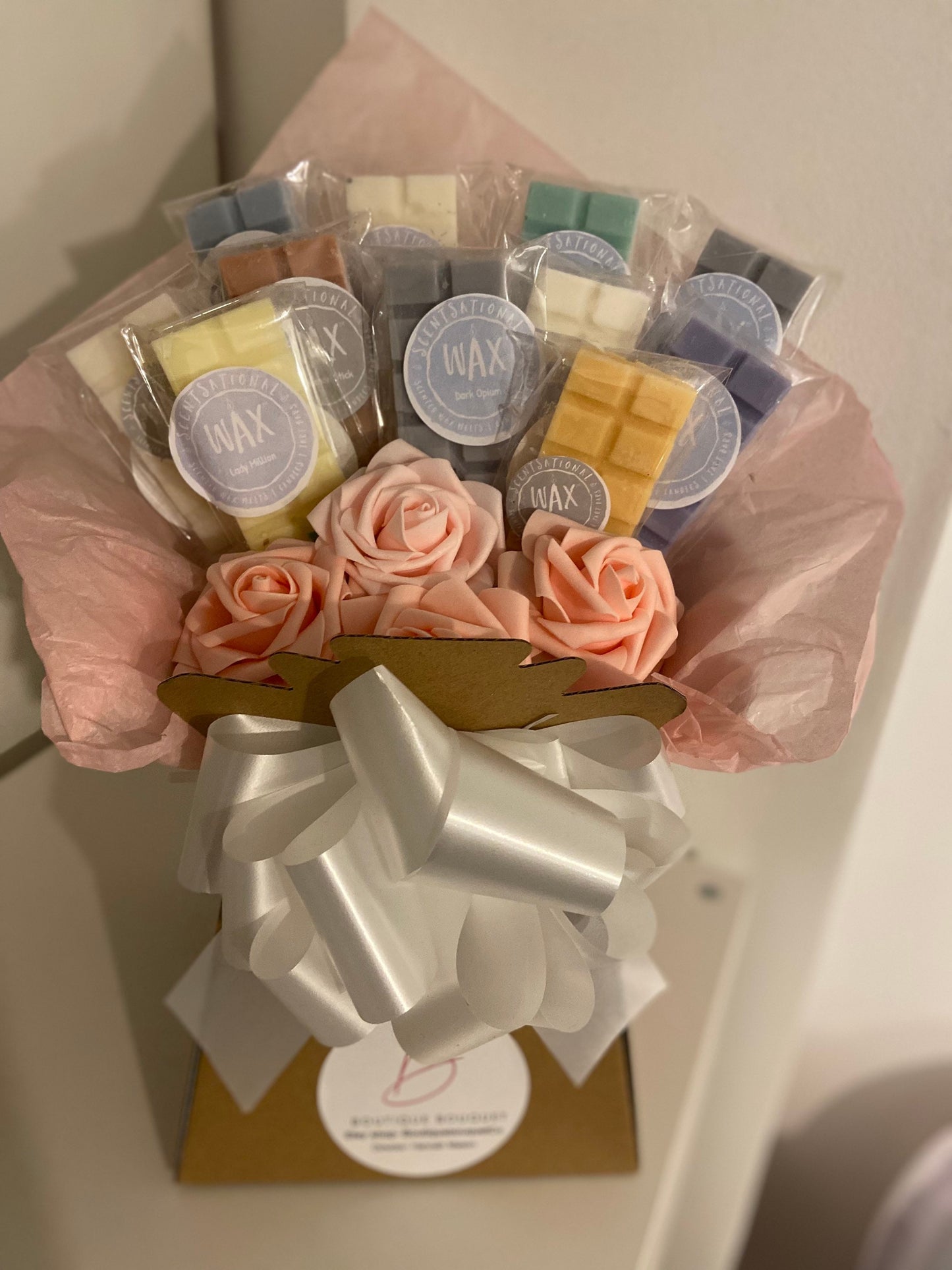 Wax melt bouquet wax melt hamper with mixture of fragrances