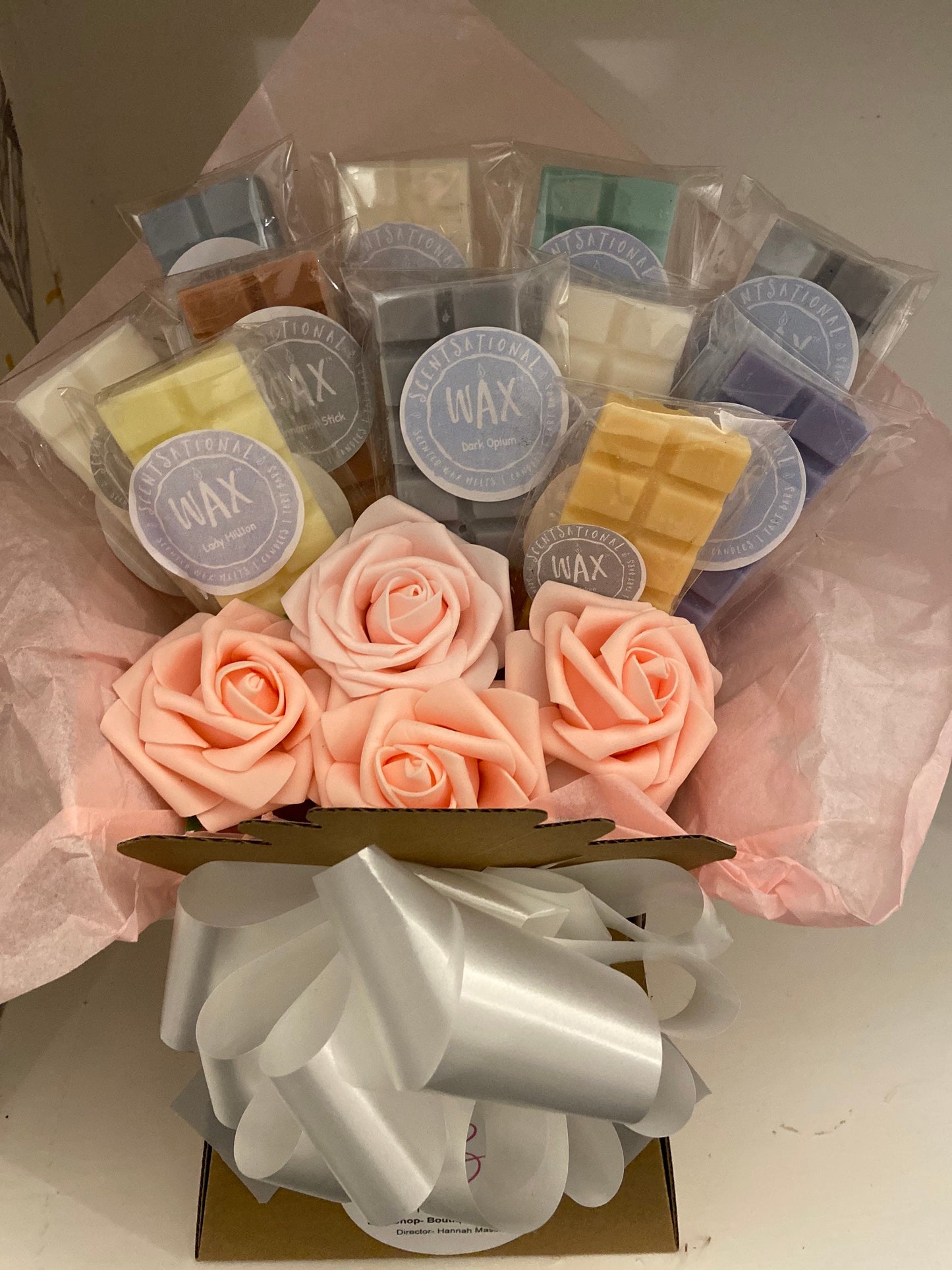 Wax melt bouquet wax melt hamper with mixture of fragrances