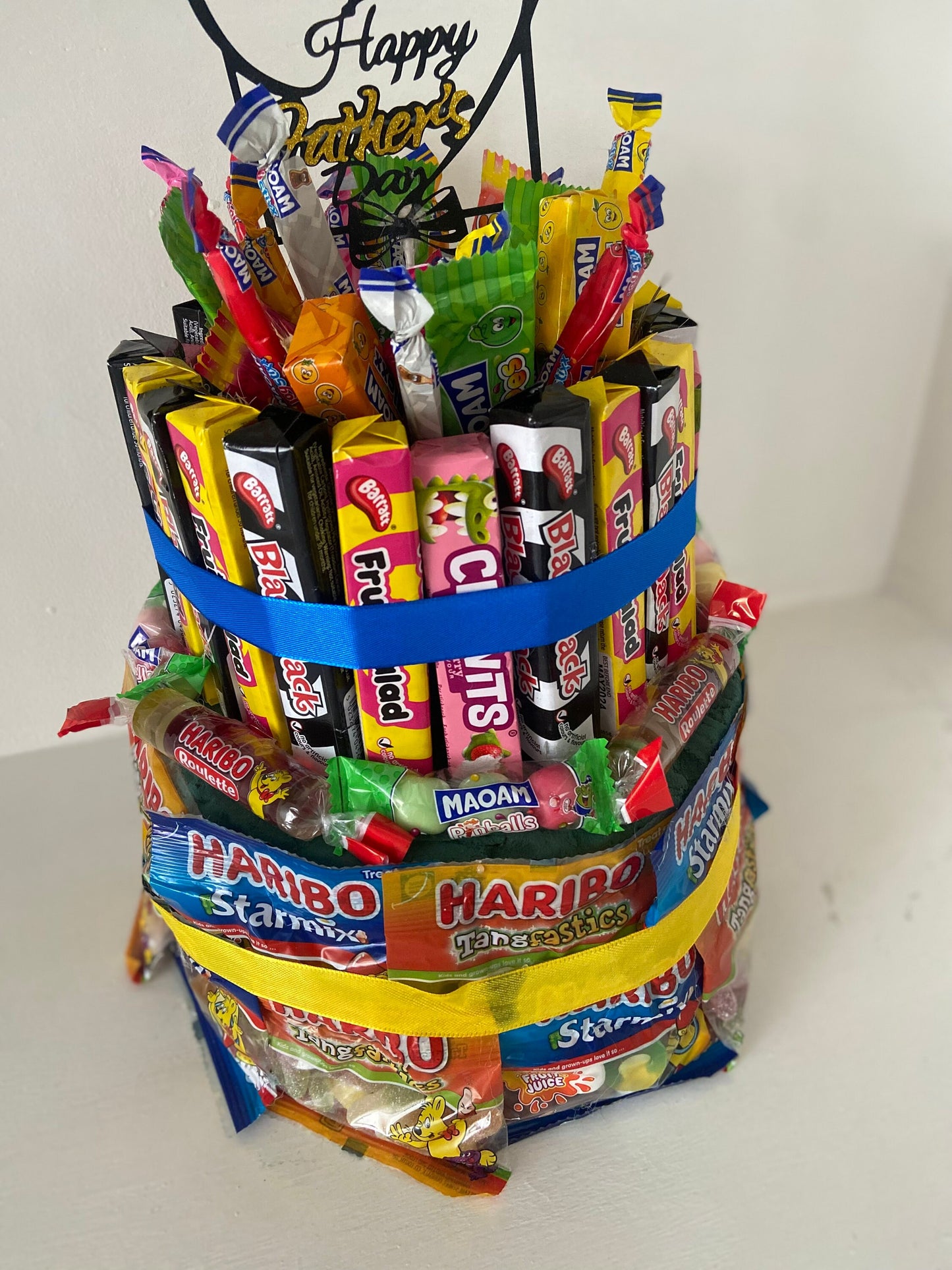 sweets cake harribo cake 2 tiers filled with a huge variety of sweets